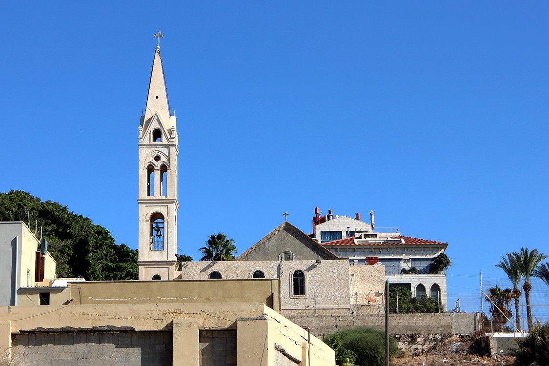 Тель-Авив - Яффо. Церковь Георгия Победоносца. фасады, Вид с запада.