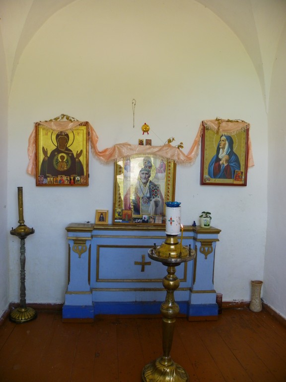 Часовня Николая Чудотворца, Талабск (остров им. Залита) (Псковский район, Псковская область). интерьер и убранство