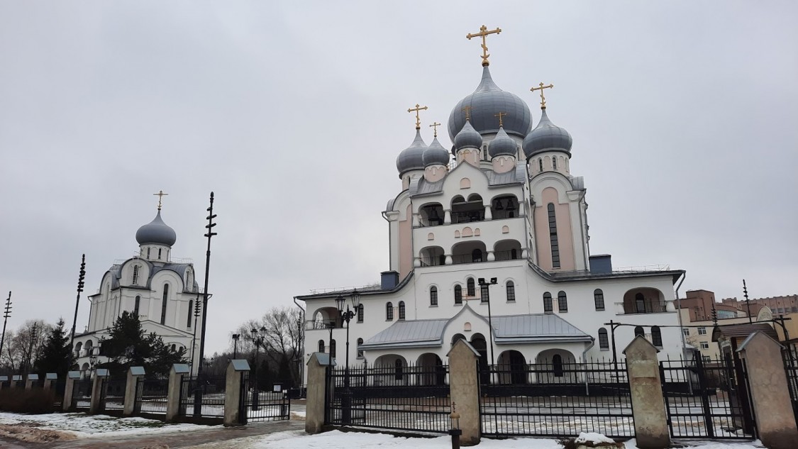 Церковь Рождества Христова на Пискарёвском проспекте, Красногвардейский район (Санкт-Петербург, г. Санкт-Петербург). фасады, Храмовый комплекс