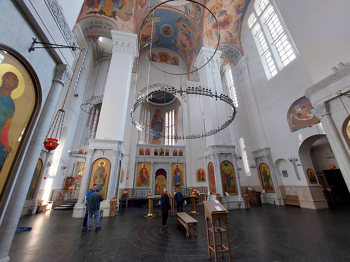 интерьер и убранство. Церковь Рождества Христова на Пискарёвском проспекте, Красногвардейский район (Санкт-Петербург, г. Санкт-Петербург)