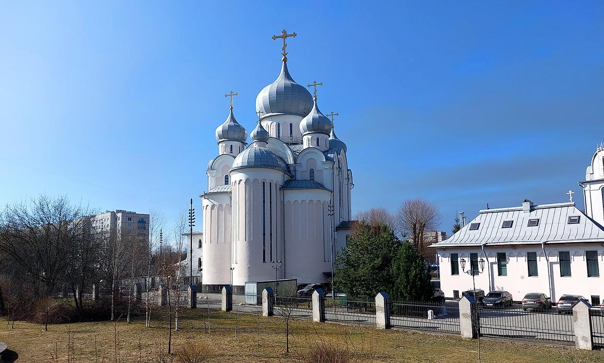 фасады. Церковь Рождества Христова на Пискарёвском проспекте, Красногвардейский район (Санкт-Петербург, г. Санкт-Петербург)