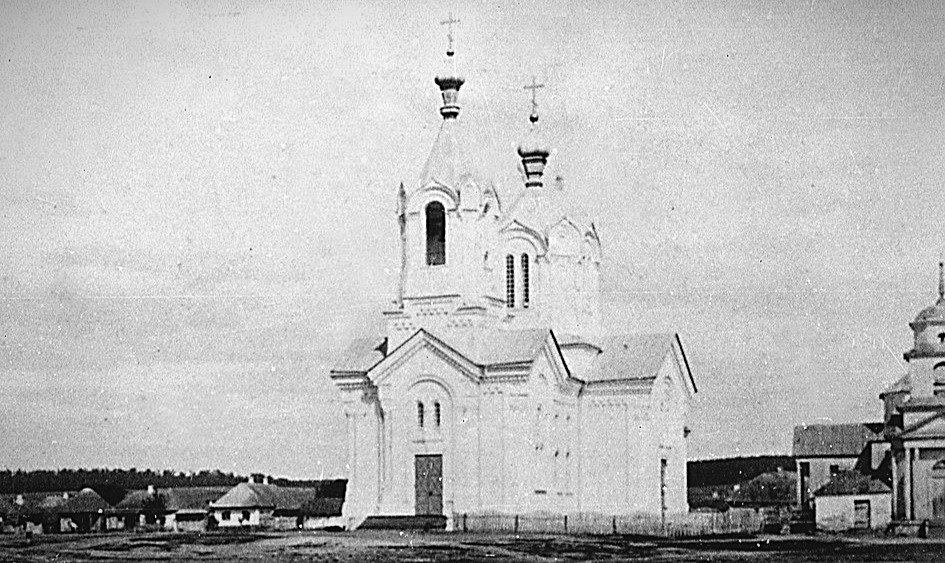 Церковь Тихвинской иконы Божией Матери (старая), Шебекино (Шебекинский район, Белгородская область). архивная фотография, Частная коллекция. Фото 1910-х годов