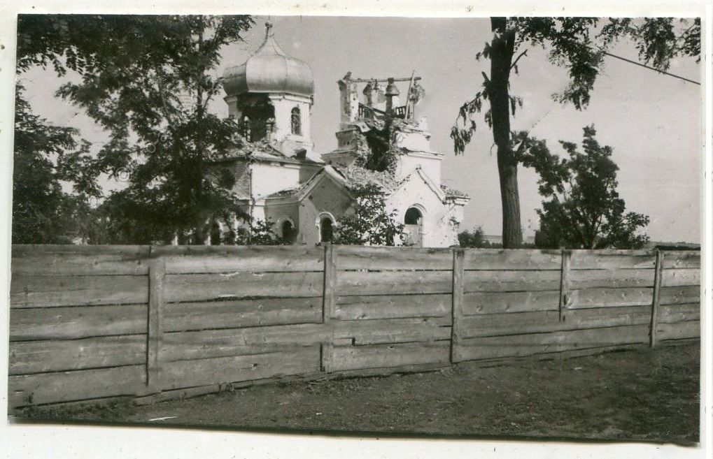 Церковь Михаила и Гавриила Архангелов, Герман (Унгенский район, Молдова). архивная фотография, Фото 1941 г. с аукциона e-bay.de