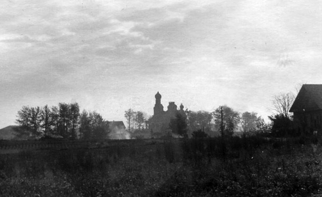 Пустошка. Церковь Троицы Живоначальной. архивная фотография, Трофейное фото июль 1941г. 