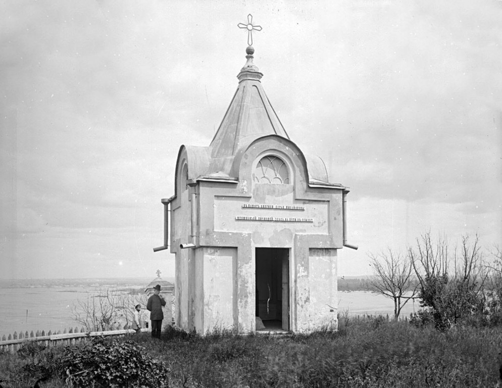 Часовня на могиле Д.М. Меншиковой, Верхний Услон (Верхнеуслонский район, Республика Татарстан). архивная фотография, Фото: М.Дмитриев