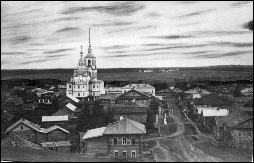 Вохма. Церковь Вознесения Господня. архивная фотография, Фотография с сайта vohma.smi44.ru