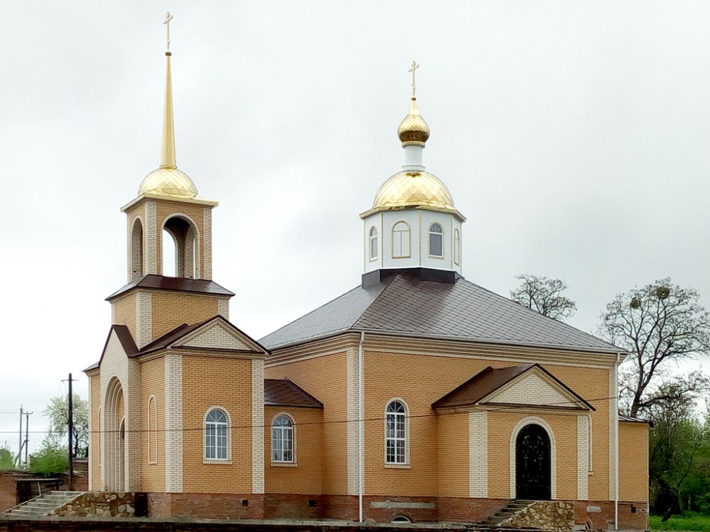 Тёткино. Церковь Покрова Пресвятой Богородицы. фасады