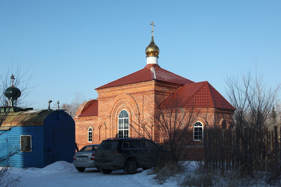 Троицк. Церковь Сергия Радонежского. фасады, Вид с юго-востока