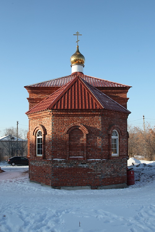 Троицк. Церковь Сергия Радонежского. фасады, Восточный фасад