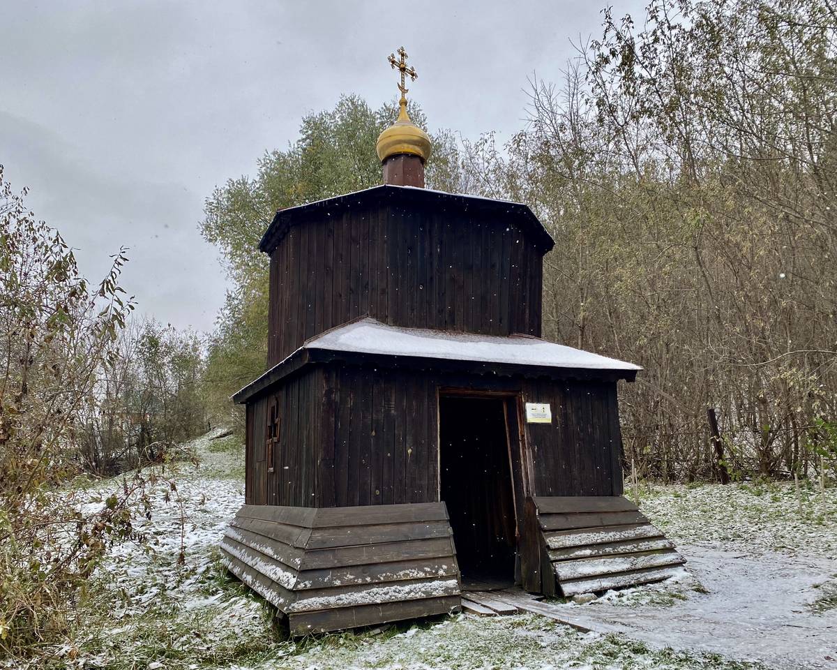 Вид с запада, фасады. Неизвестная часовня, Белокуриха (Белокуриха, город, Алтайский край)