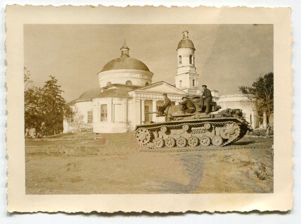 Рябчи. Церковь Введения во храм Пресвятой Богородицы. архивная фотография, Фото 1942 г. с аукциона e-bay.de