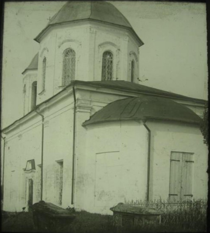 Булатниково. Церковь Рождества Богородицы. Фото Торопова С. А. 1920-х гг. из фотоколлекции Музея Архитектуры (ГНИМА ОФ-6096/58, ОРН-10240), архивная фотография. Церковь Рождества Пресвятой Богородицы (старая), Булатниково (Ленинский городской округ, Московская область)