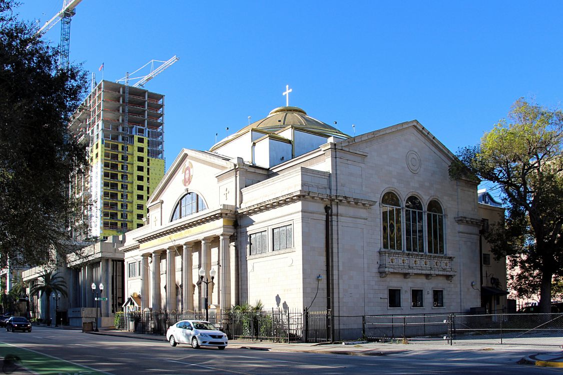 Церковь Георгия Победоносца, Орландо (Флорида, США). фасады