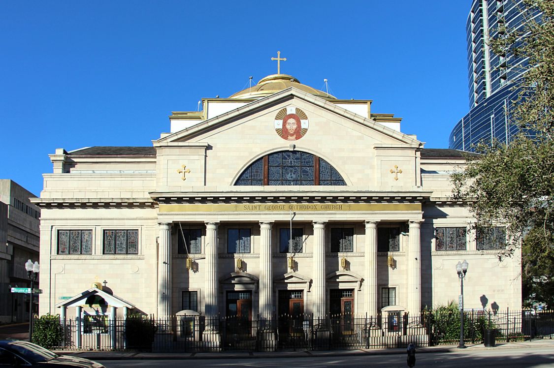 Церковь Георгия Победоносца, Орландо (Флорида, США). фасады
