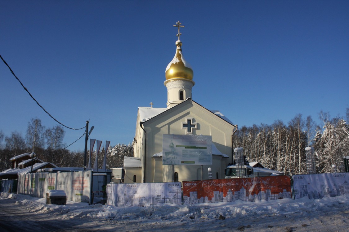 Солнцево. Церковь Казанской иконы Божией Матери в Мещёрском (кирпичная). фасады