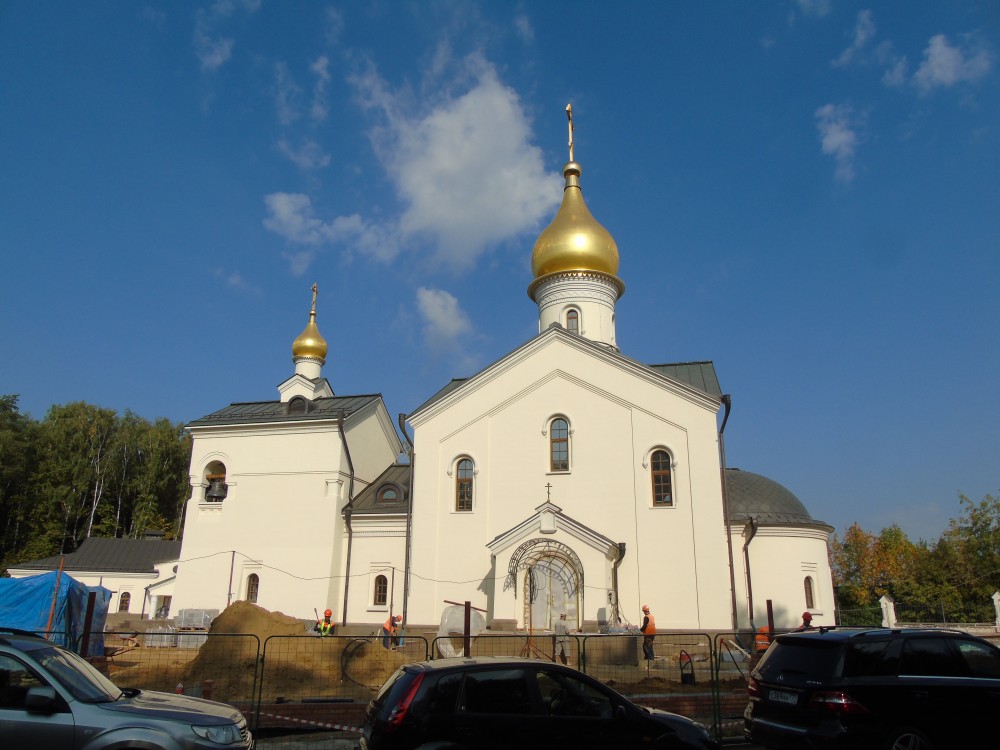 Солнцево. Церковь Казанской иконы Божией Матери в Мещёрском (кирпичная). фасады