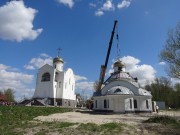 Часовня иконы Божией Матери "Живоносный Источник" в Старо-Паново, Освящение и установка купола и креста часовни-купальни при церкви Святых Мучеников Адриана и Наталии<br>, Санкт-Петербург, Санкт-Петербург, г. Санкт-Петербург