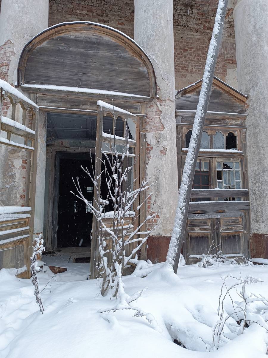 фасады. Церковь Троицы Живоначальной, Бушнево (Антроповский район, Костромская область)