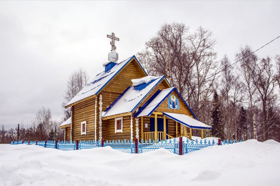 Церковь Покрова Пресвятой Богородицы (новая), Шалегово (Оричевский район, Кировская область). общий вид в ландшафте, Покровская церковь