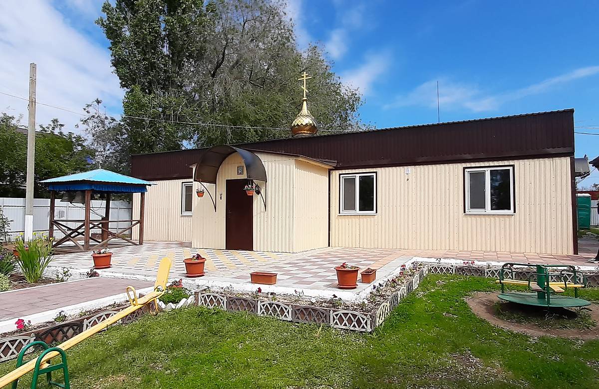 фасады. Церковь Преображения Господня (временная), Энгельс (Покровск) (Энгельсский район, Саратовская область)