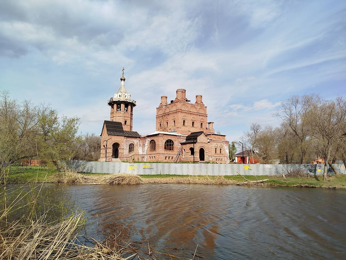 фасады. Церковь Преображения Господня (строящаяся), Энгельс (Покровск) (Энгельсский район, Саратовская область)