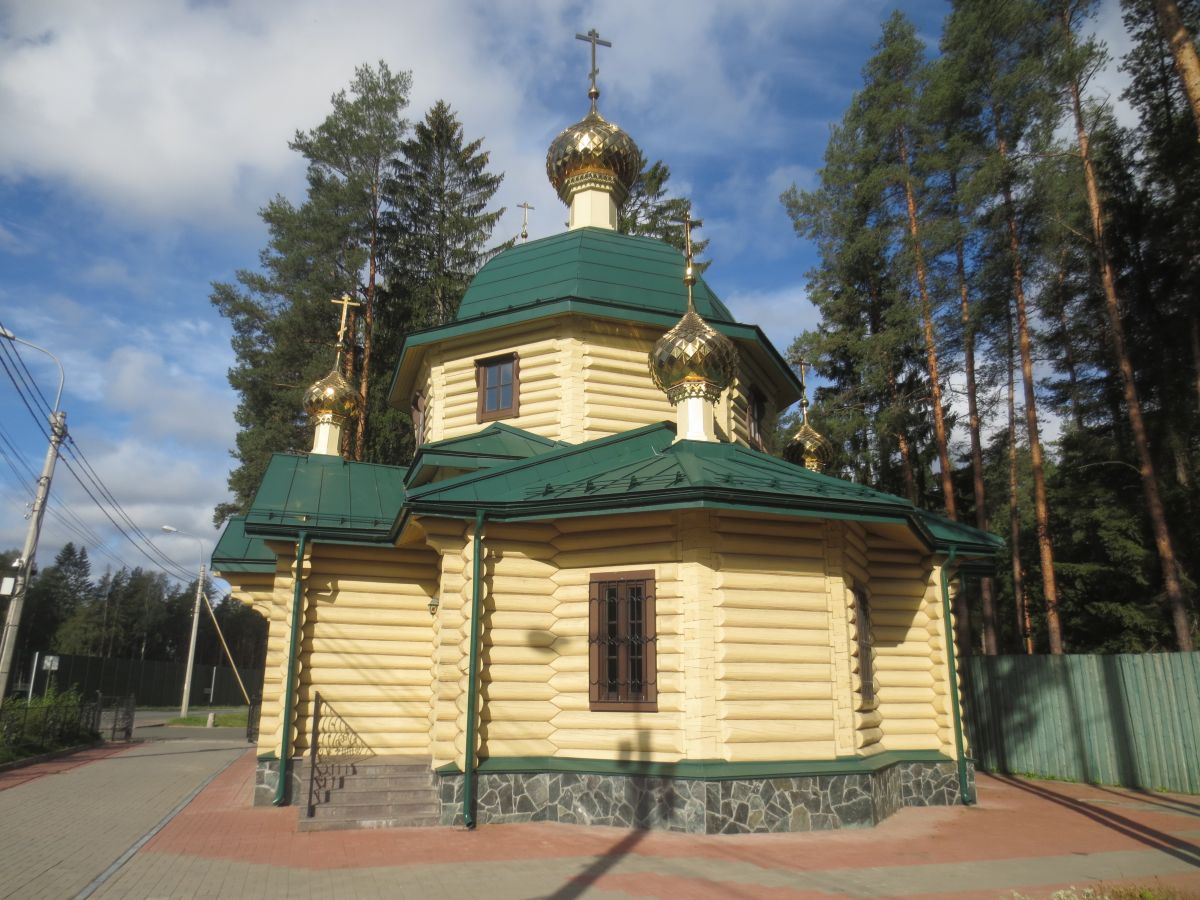 Церковь Всех Святых, в земле Санкт-Петербургской просиявших на Левашовском кладбище, Выборгский район (Санкт-Петербург, г. Санкт-Петербург). фасады