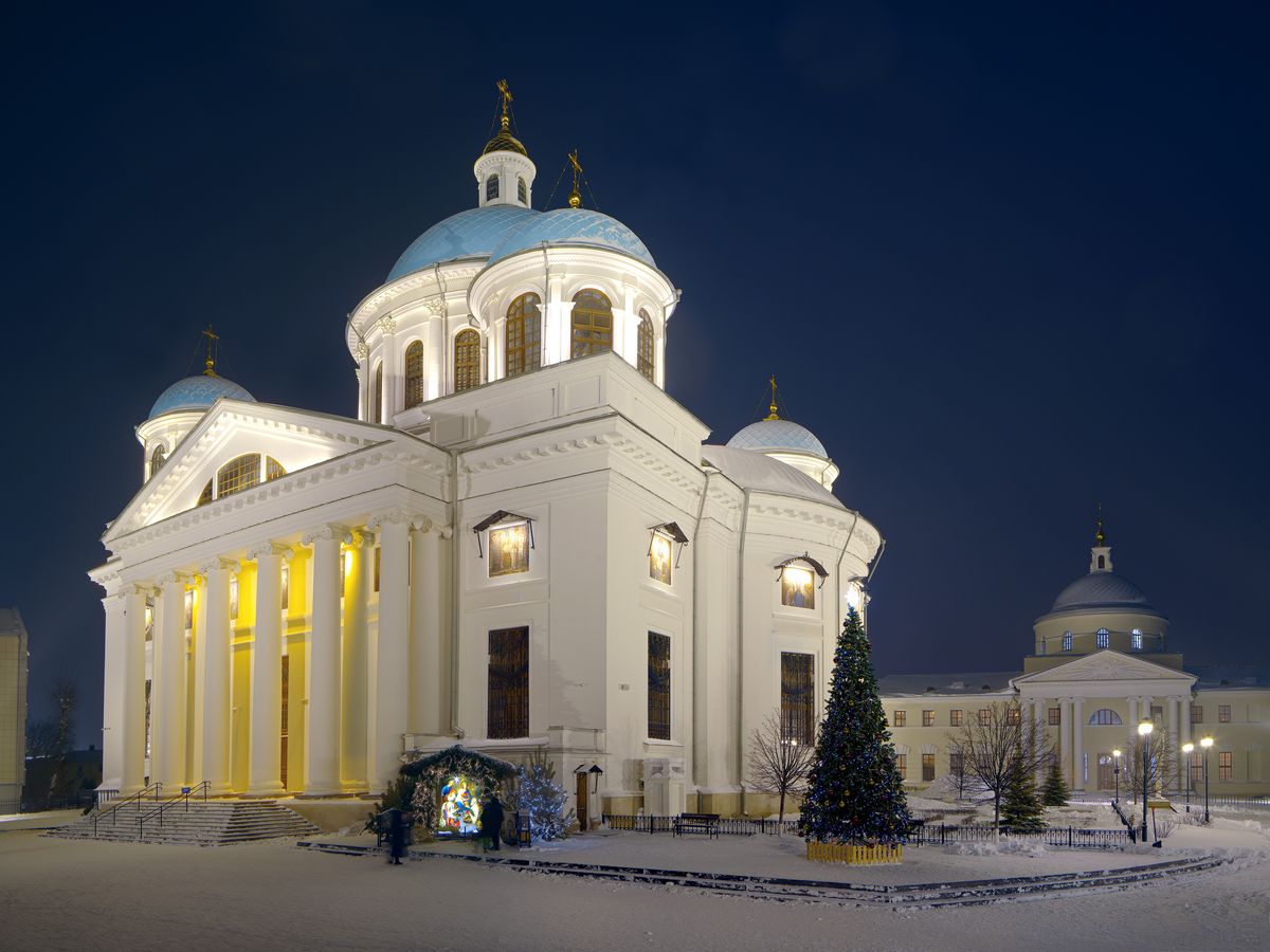 художественные фотографии. Казанско-Богородицкий монастырь. Собор Казанской иконы Божией Матери (новый), Вахитовский район (Казань, город, Республика Татарстан)
