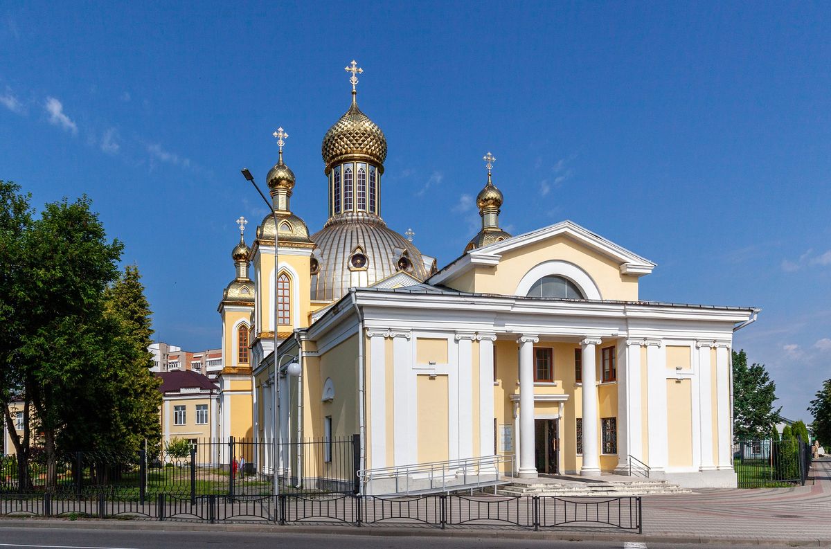 фасады. Варваринский монастырь. Собор Воскресения Словущего, Пинск (Пинский район, Беларусь, Брестская область)