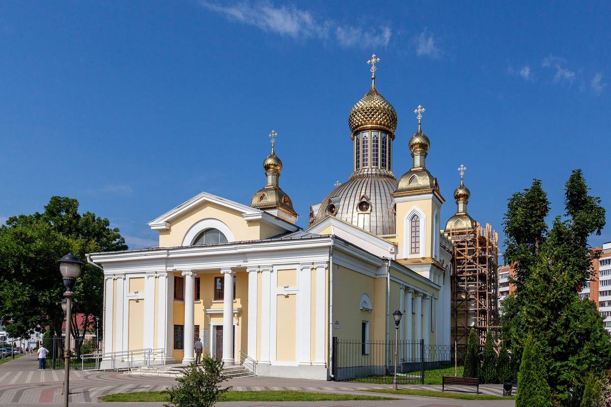 фасады. Варваринский монастырь. Собор Воскресения Словущего, Пинск (Пинский район, Беларусь, Брестская область)