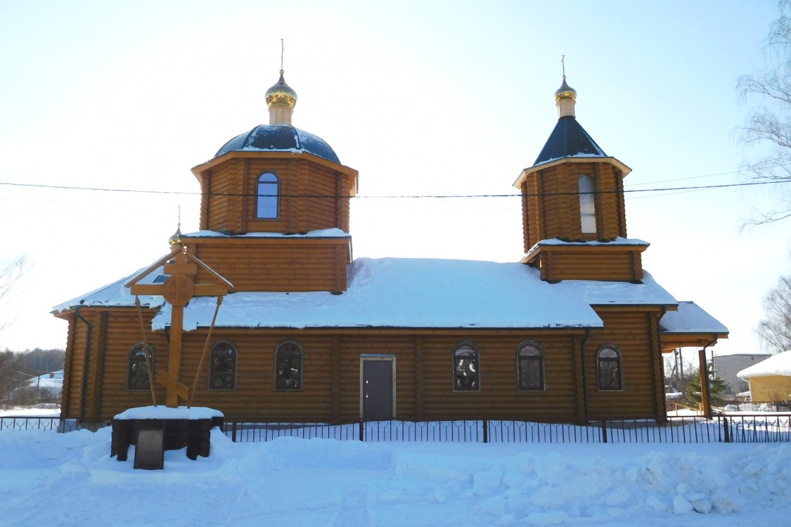 Церковь Воздвижения Креста Господня, Строчково (Городецкий район, Нижегородская область). фасады