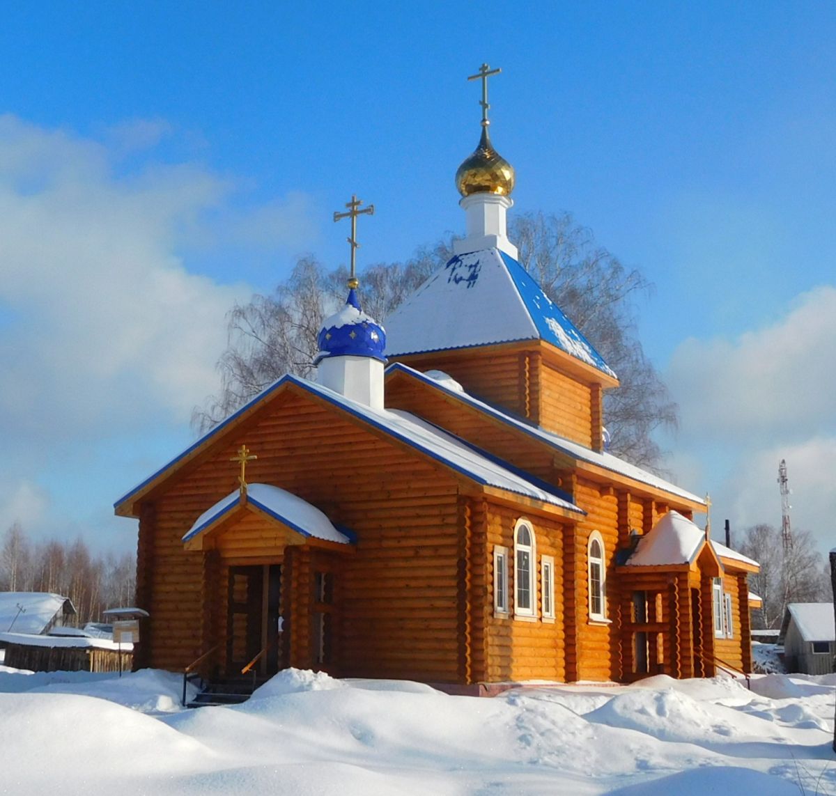 Хахалы. Церковь Покрова Пресвятой Богородицы. фасады