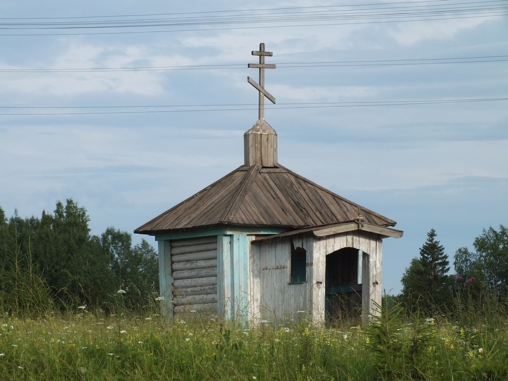 Неизвестная часовня, Юксеево (Коми-Пермяцкий округ, Кочёвский район, Пермский край). фасады
