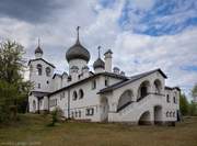 Церковь Троицы Живоначальной на подворье Воскресенского Новодевичьего монастыря, , Жуки, Себежский район, Псковская область