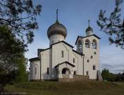 Церковь Троицы Живоначальной на подворье Воскресенского Новодевичьего монастыря, , Жуки, Себежский район, Псковская область