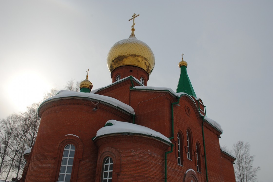 Церковь Преображения Господня, Парабель (Парабельский район, Томская область). фасады, Вид с северо-запада..