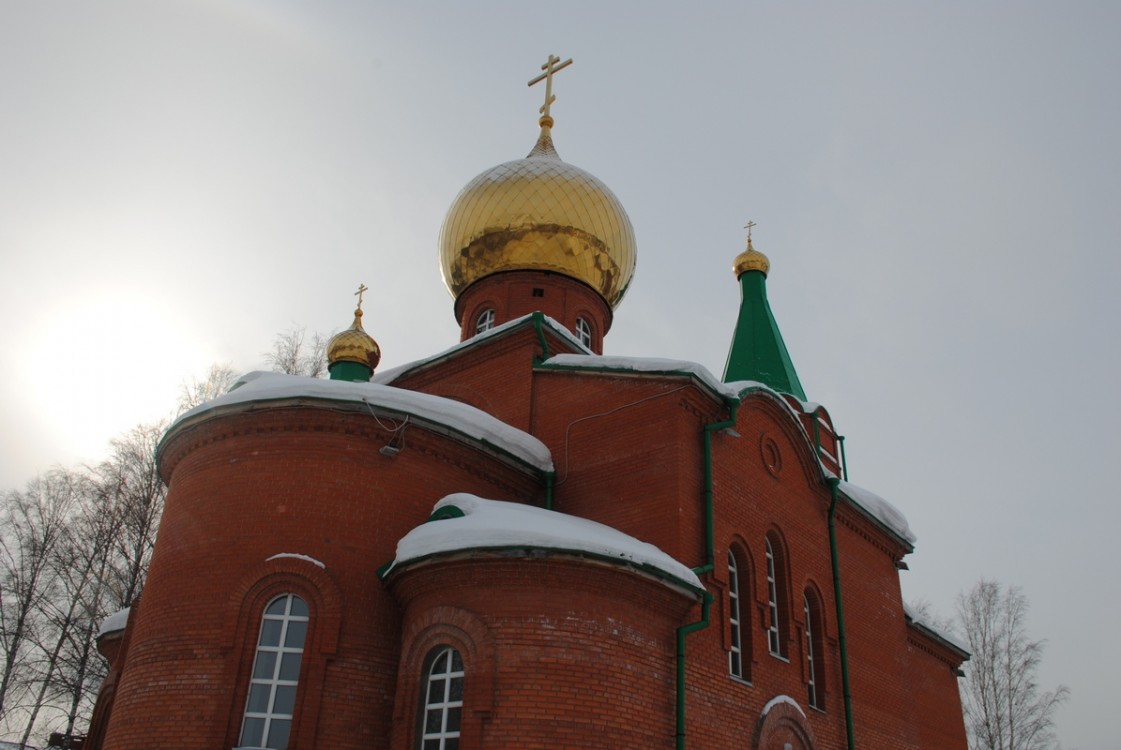 Парабель. Церковь Спаса Преображения. фасады, Вид с северо-запада..