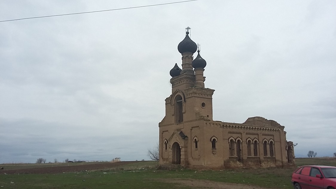 Дербисек (Тоболино, Константиновка). Церковь Покрова Пресвятой Богородицы. фасады