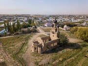 Дербисек (Тоболино, Константиновка). Покрова Пресвятой Богородицы, церковь
