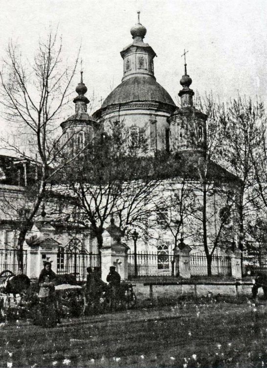 Собор Успения Пресвятой Богородицы, Богодухов (Богодуховский район, Украина, Харьковская область). архивная фотография, Фото С.А. Таранушенко, 1914 г.