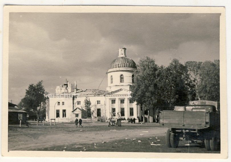 Церковь Рождества Пресвятой Богородицы, Мокрое (Куйбышевский район, Калужская область). архивная фотография, Фото 1942 г. с аукциона e-bay.de