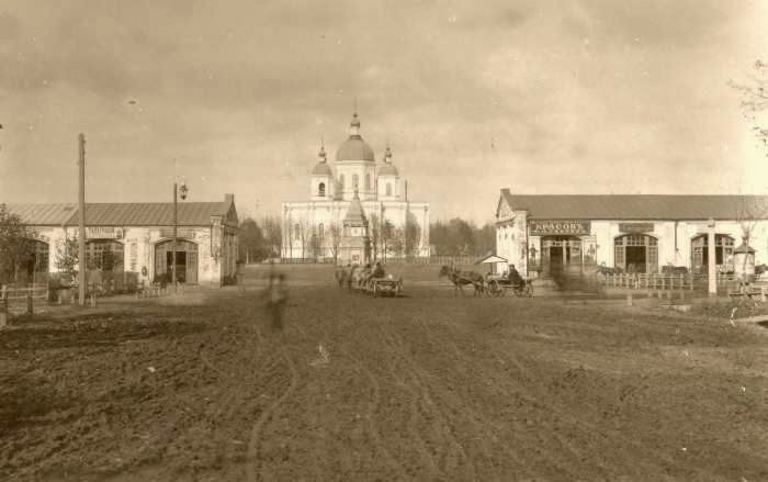Собор Александра Невского, Ромны (Роменский район, Украина, Сумская область). архивная фотография, Частная коллекция. Фото 1910-х годов