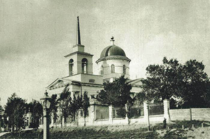 Ромны. Церковь Николая Чудотворца. архивная фотография, Частная коллекция. Фото 1910-х годов