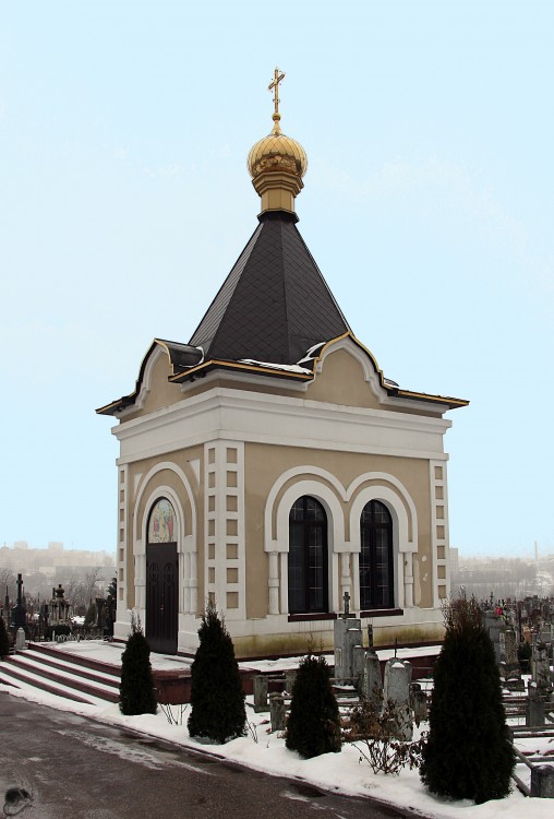 Неизвестная часовня на Православном кладбище, Гродно (Гродненский район, Беларусь, Гродненская область). фасады