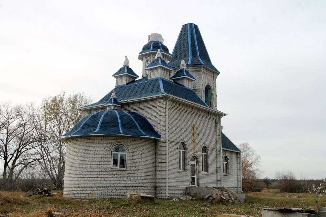 Круглое. Церковь Покрова Пресвятой Богородицы. фасады