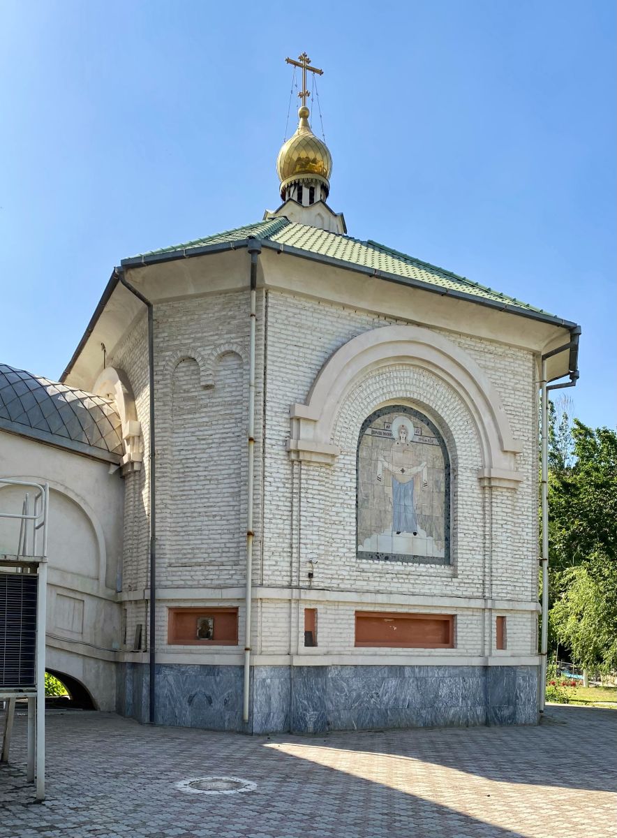 Церковь Сергия Радонежского, Навои (Узбекистан, Прочие страны). архитектурные детали, Северный придел, вид с юго-востока