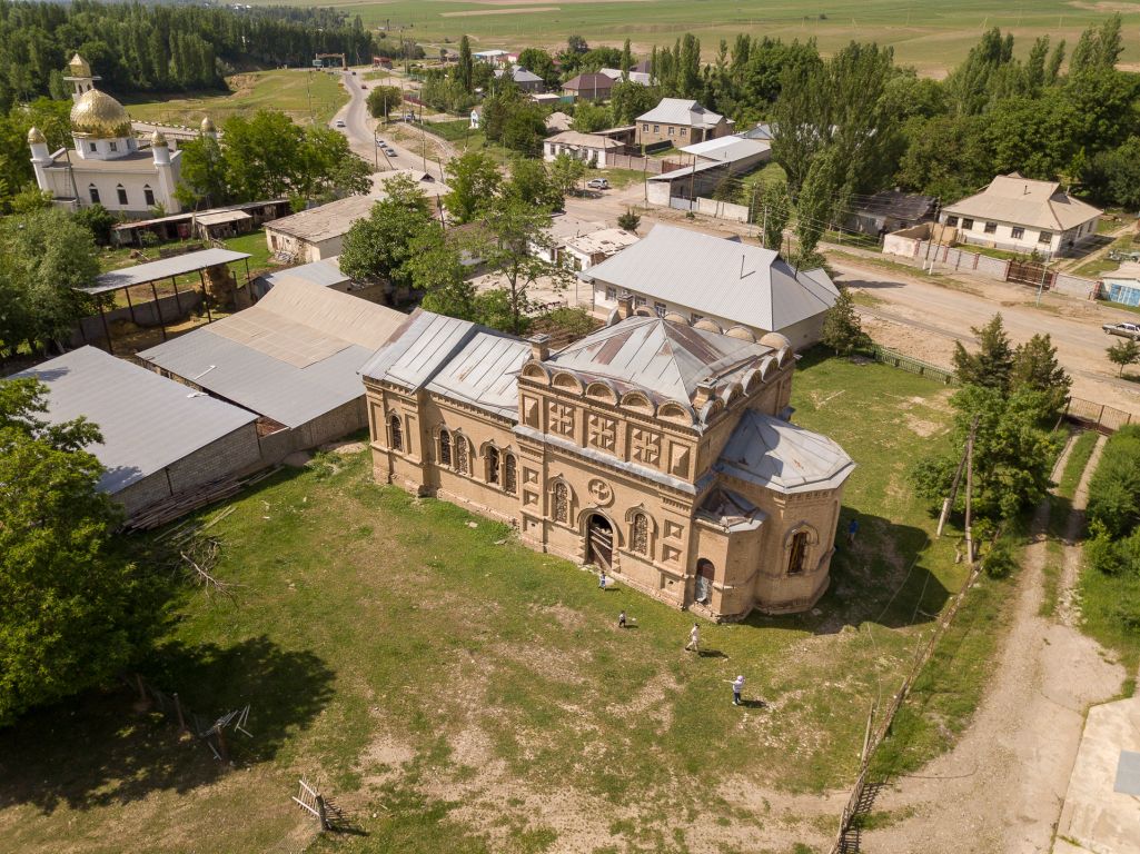 Церковь Всех Святых, Каскасу (Гавриловка) (Туркестанская область, Казахстан). фасады