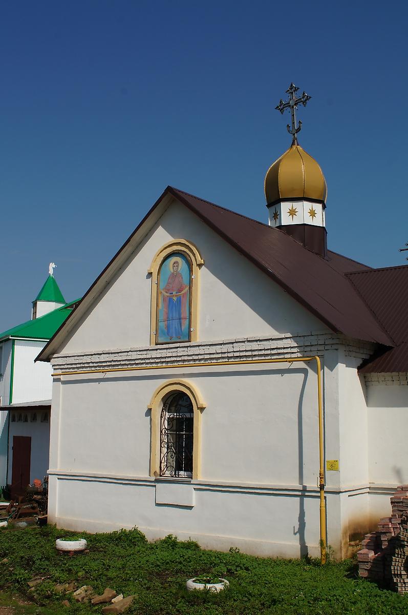 фасады. Покровский Эннатский мужской монастырь. Церковь Владимира равноапостольного, Новомихайловка (Фёдоровский район, Республика Башкортостан)