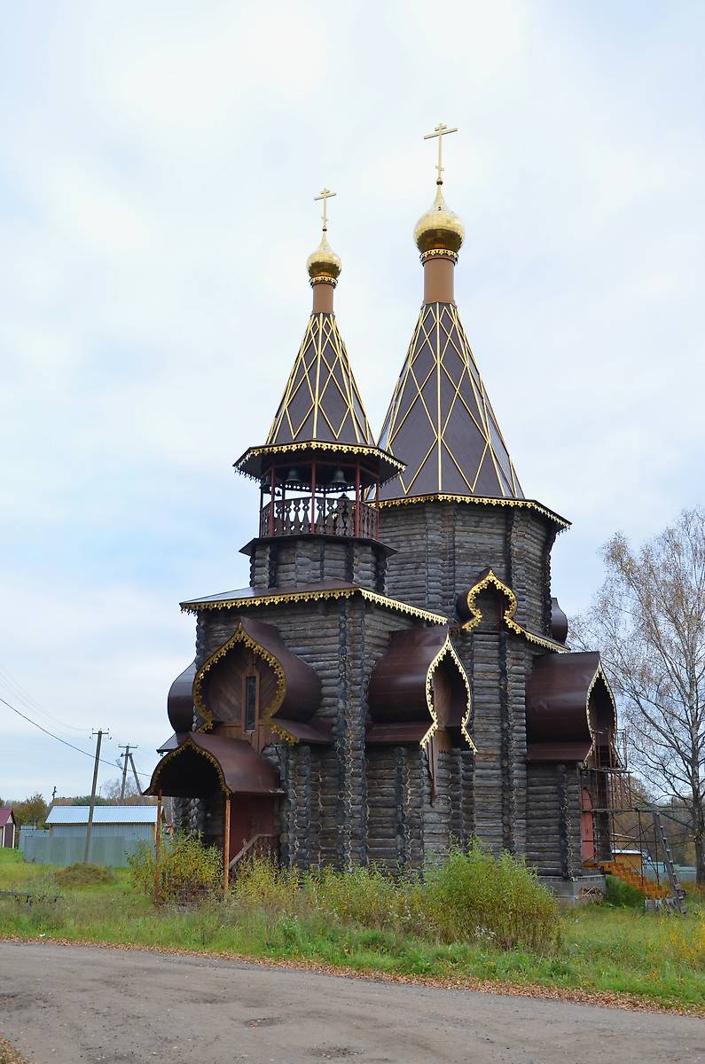 фасады. Церковь Сергия Радонежского, Бекрино (Тёмкинский район, Смоленская область)