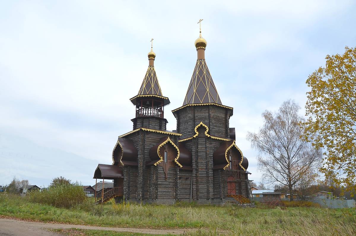 фасады. Церковь Сергия Радонежского, Бекрино (Тёмкинский район, Смоленская область)