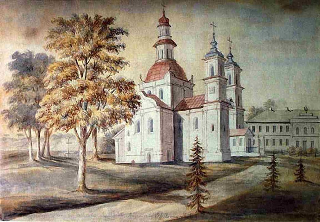 Слуцк. Слуцкий Троицкий монастырь. графика, 2-я половина XIX века 
